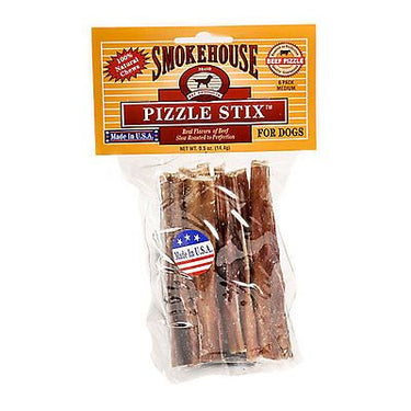 Smokehouse Pizzle Stix Dog Treats - 6 pack